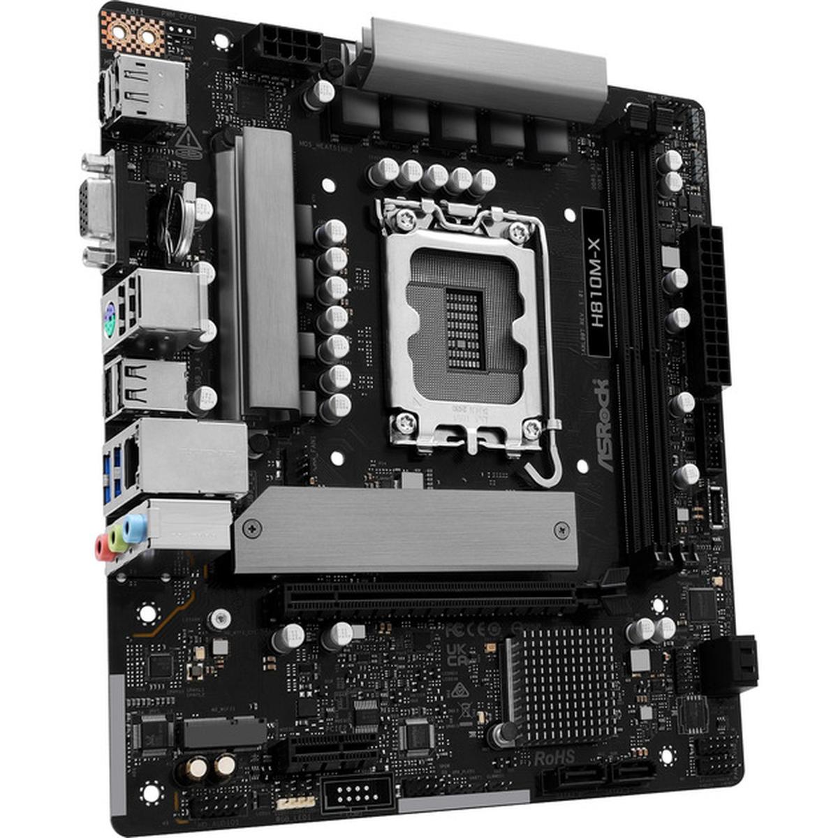 ASRock H810M-X LGA1851 Micro-ATX Mainboard