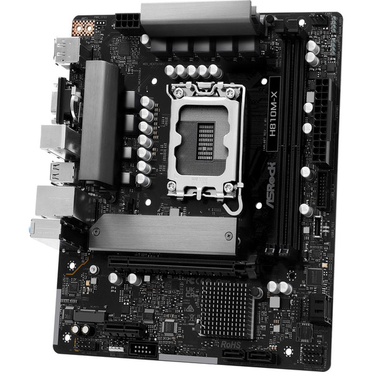 ASRock H810M-X LGA1851 Micro-ATX Mainboard
