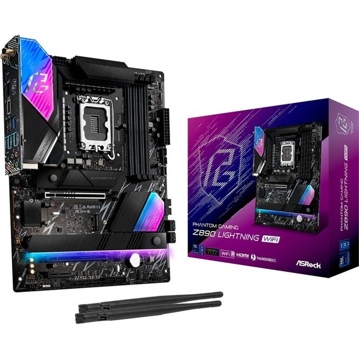 ASRock Z890 Lightning WiFi LGA1851 ATX Mainboard