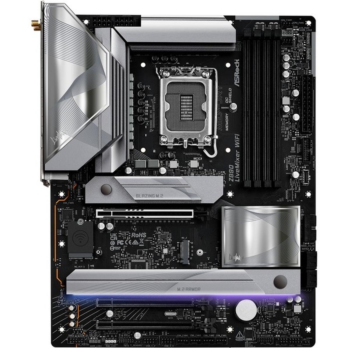 ASRock Z890 LiveMixer WiFi LGA1851 ATX Mainboard