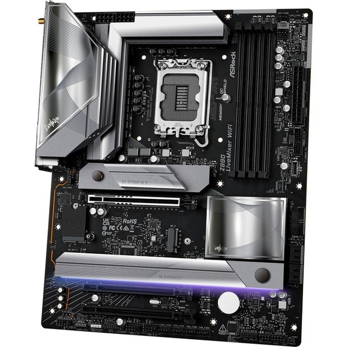 ASRock Z890 LiveMixer WiFi LGA1851 ATX Mainboard