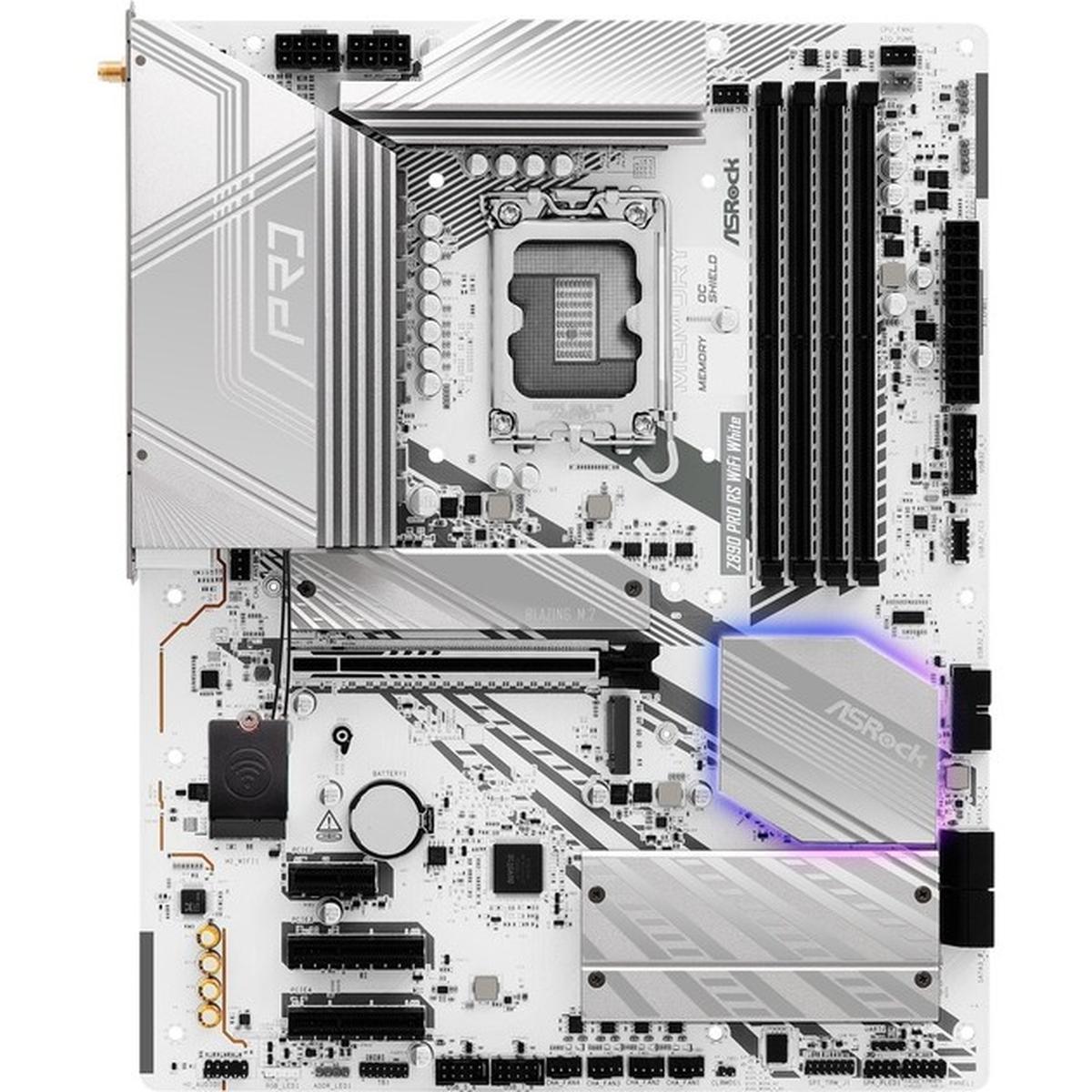 ASRock Z890 Pro RS WiFi LGA1851 ATX Mainboard weiß