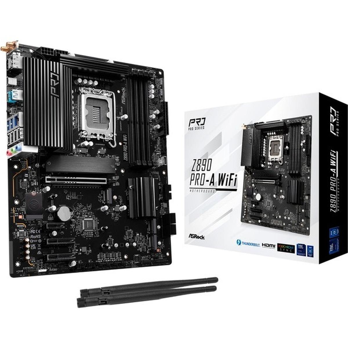 ASRock Z890 Pro-A W LGA1851 ATX Mainboard