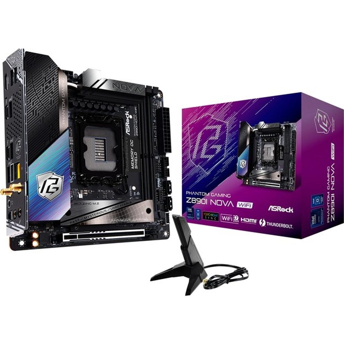 ASRock Z890I Nova WiFi LGA1851 Mini-ITX Mainboard