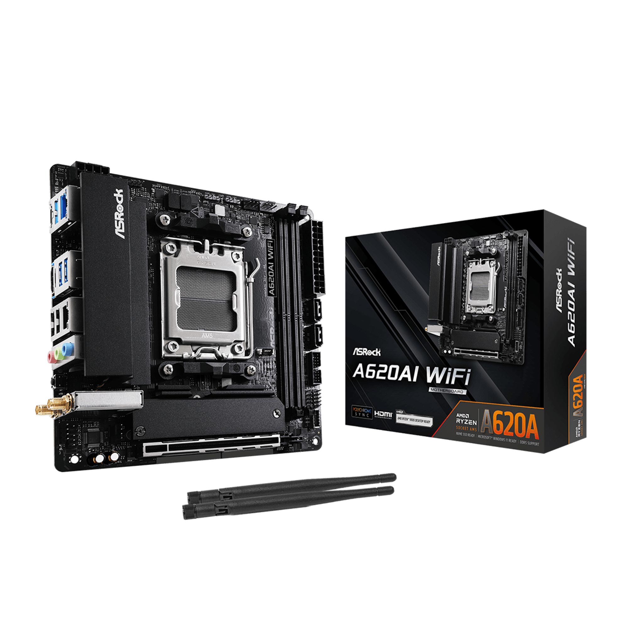 ASRock A620AI WiFi AM5 Mini-ITX Mainboard