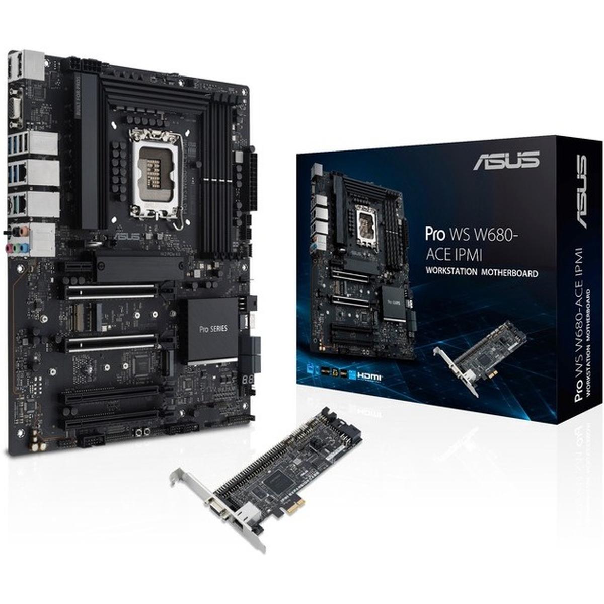 Asus Pro WS W680-ACE IPMI LGA1700 ATX Mainboard