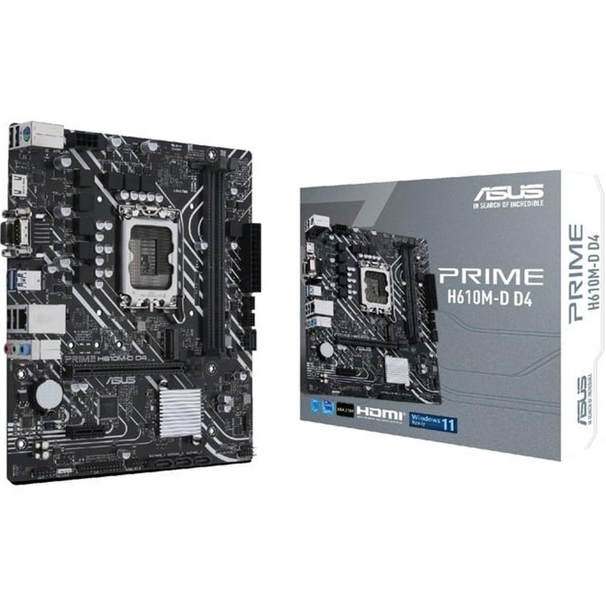 Asus PRIME H610M-D D4 Gaming Mainboard Sockel Intel LGA 1700