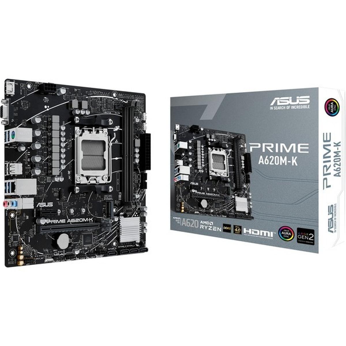 Asus Prime A620M-K Mainboard Sockel AMD A620