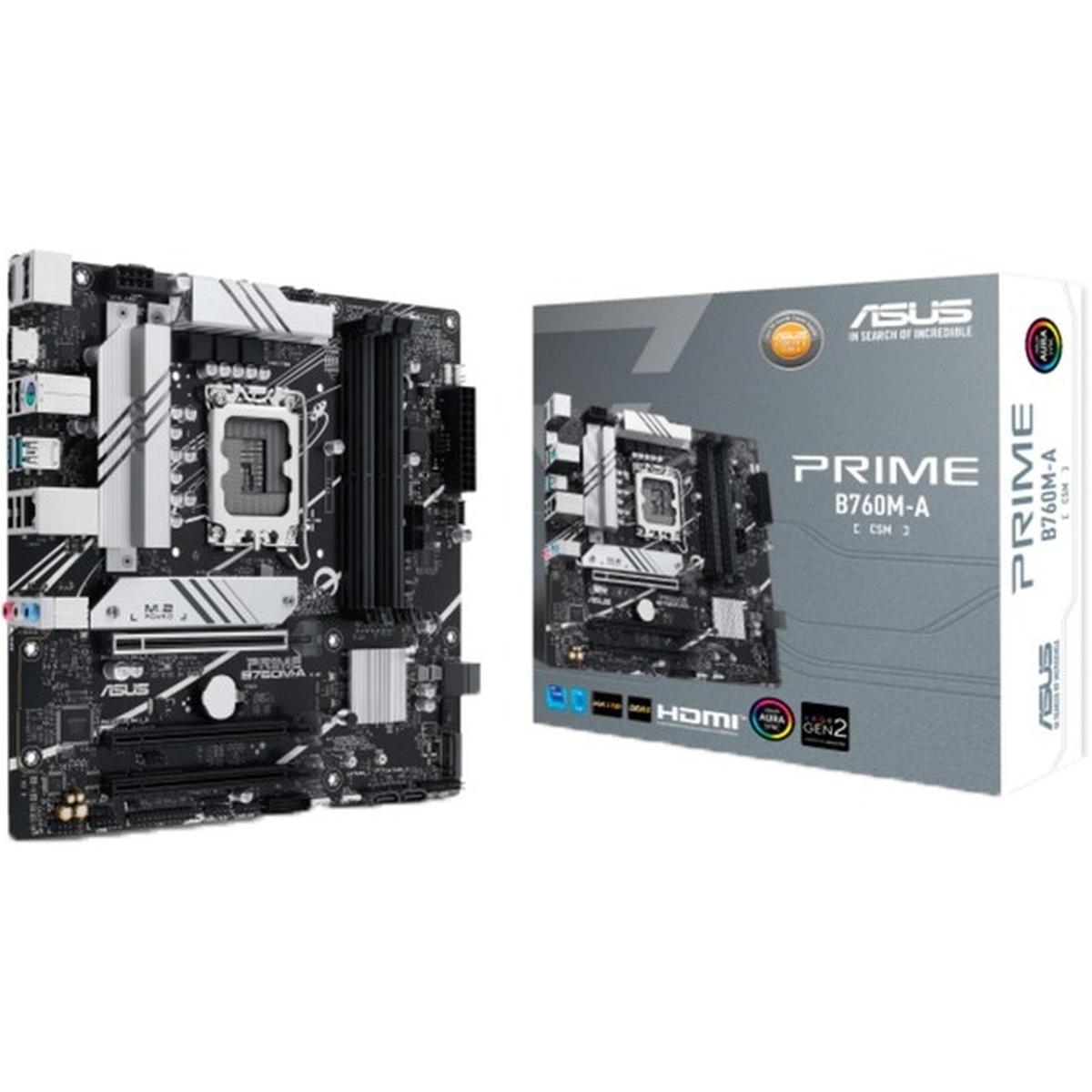 Asus PRIME B760M-A-CSM Business Mainboard Sockel Intel LGA 1700