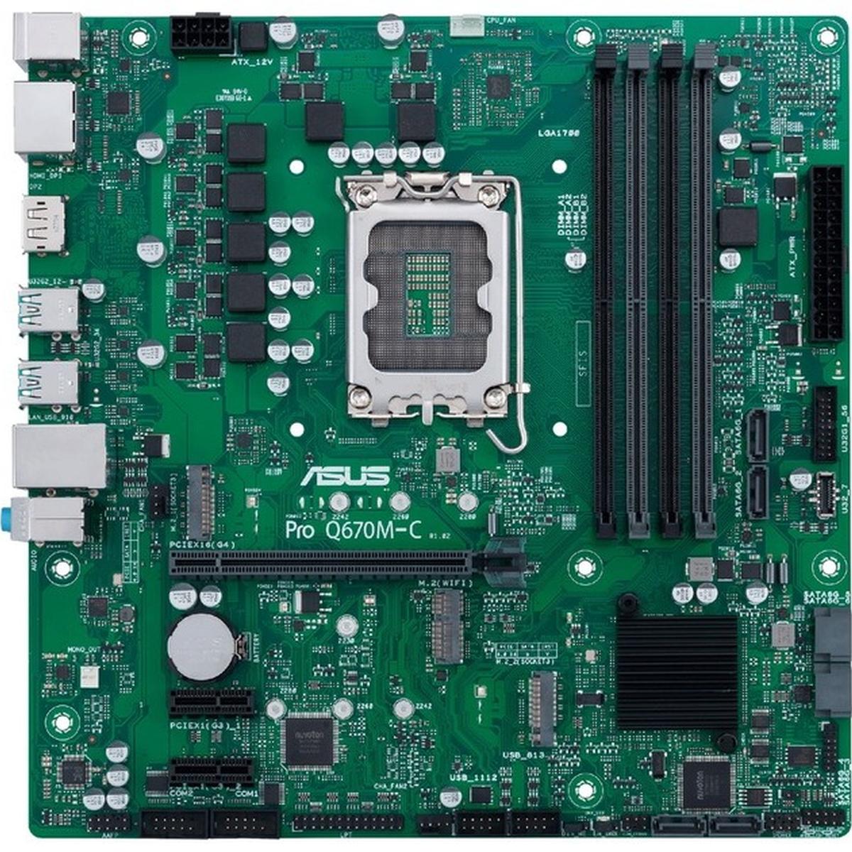 Asus Pro Q670M-C-CSM Business-Mainboard Sockel Intel LGA 1700