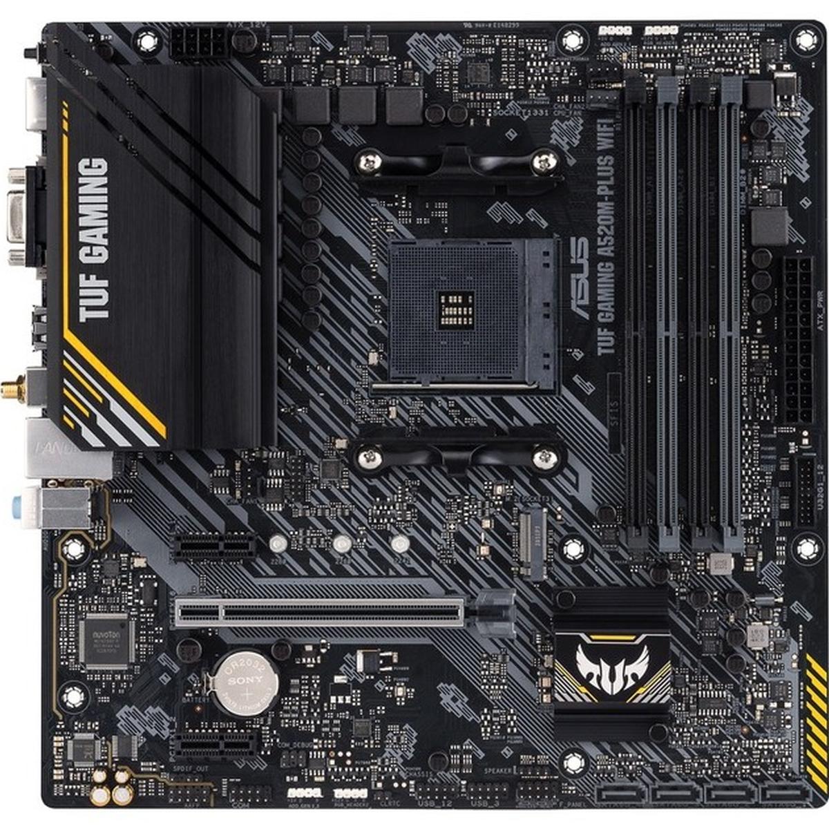 Asus TUF GAMING A520M-PLUS WIFI Mainboard Sockel AMD A520