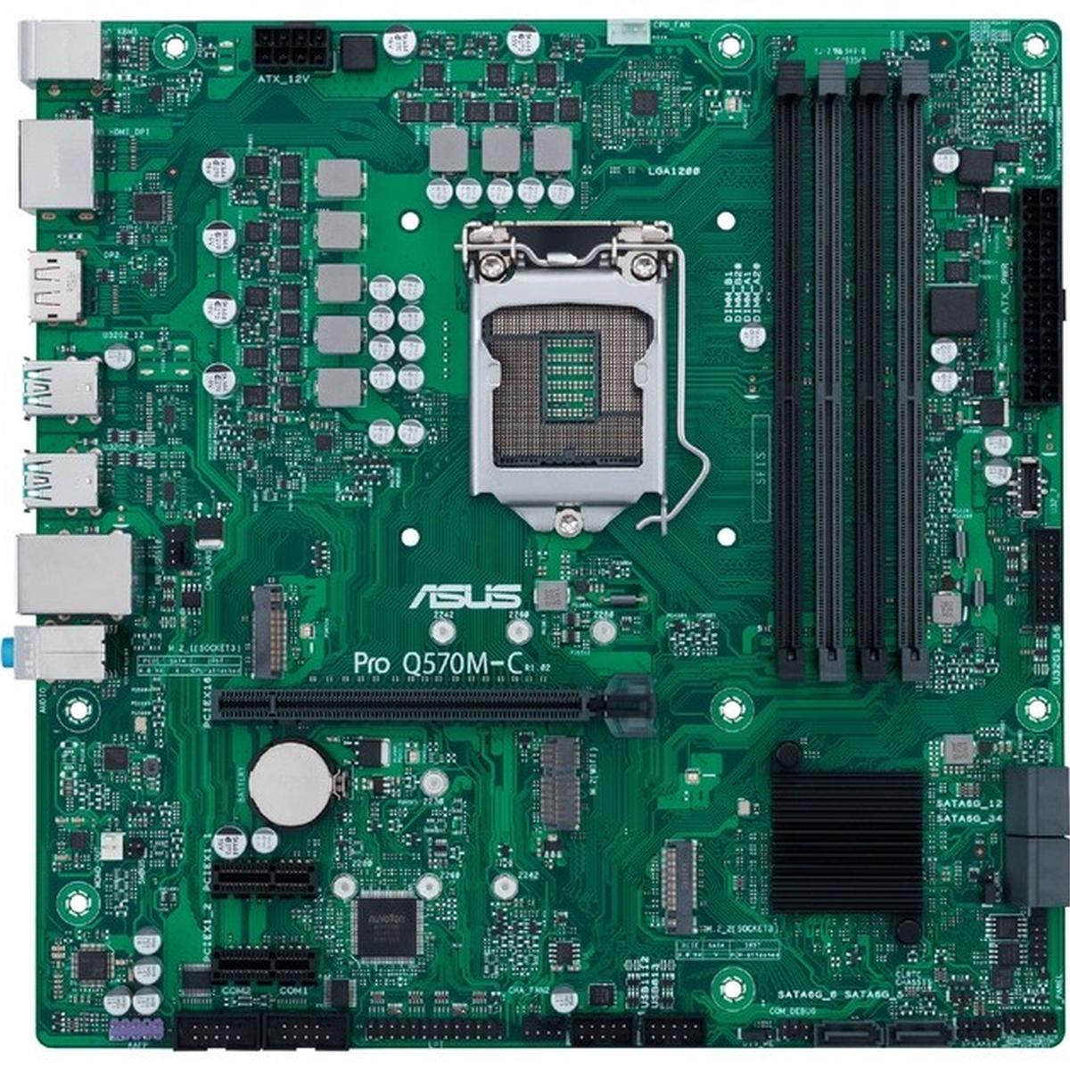 Asus Pro Q570M-C/CSM Intel LGA 1200 Micro-ATX Mainboard