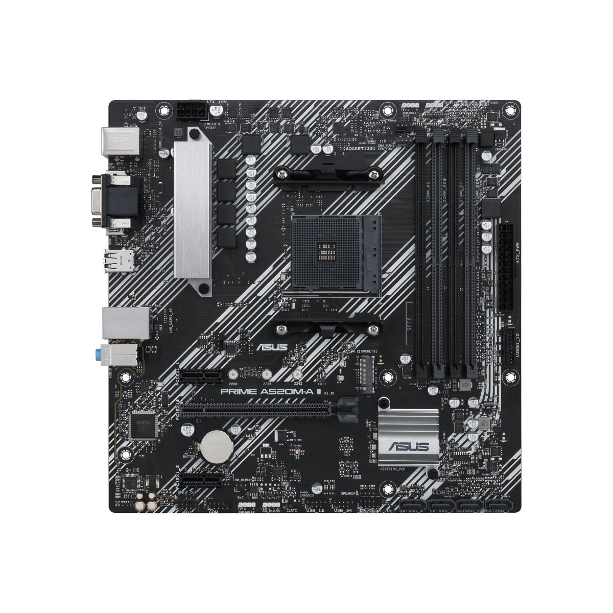 Asus Prime A520M-A II/CSM Sockel AM4 Mainboard