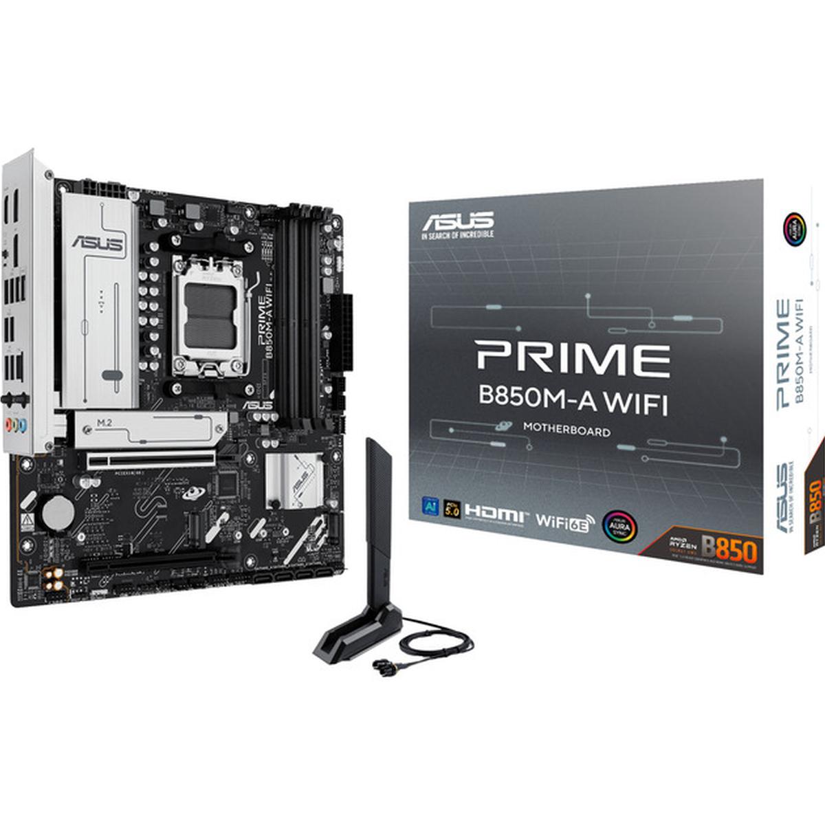 Asus Prime B850M-A WiFi AMD B850 AM5 Mainboard