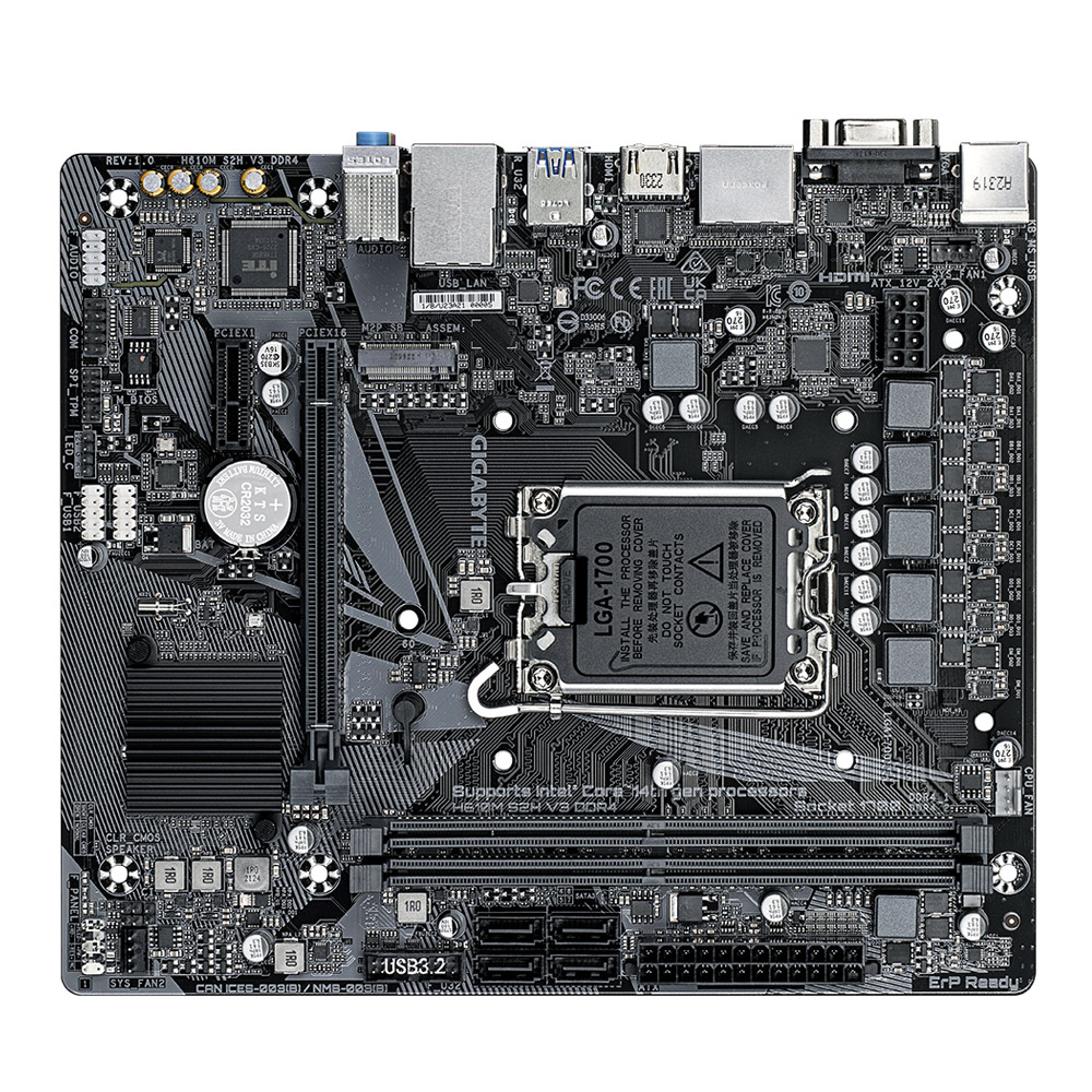 Gigabyte H610M S2H V3 DDR4 Mainboard