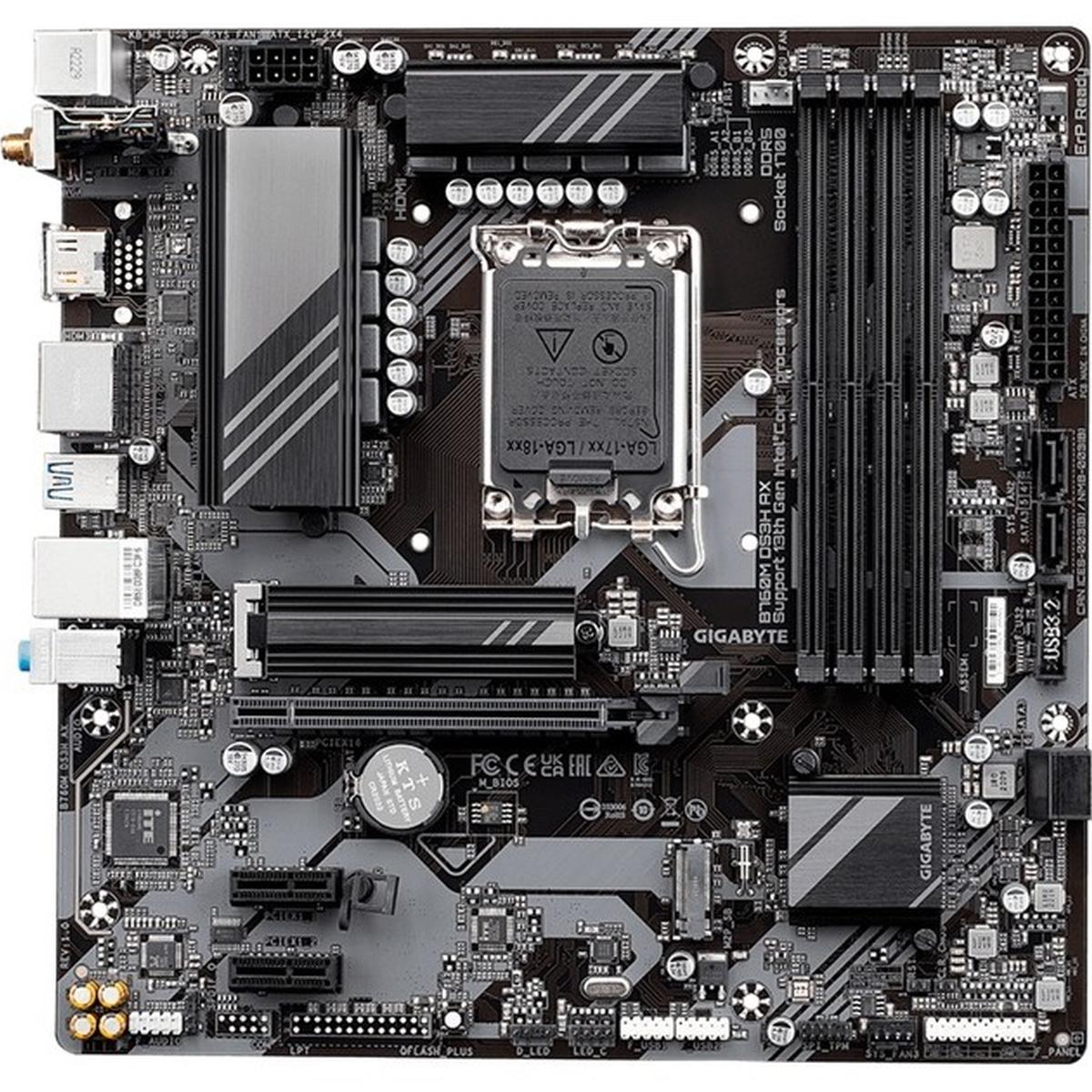 Gigabyte B760M DS3H AX Mainboard