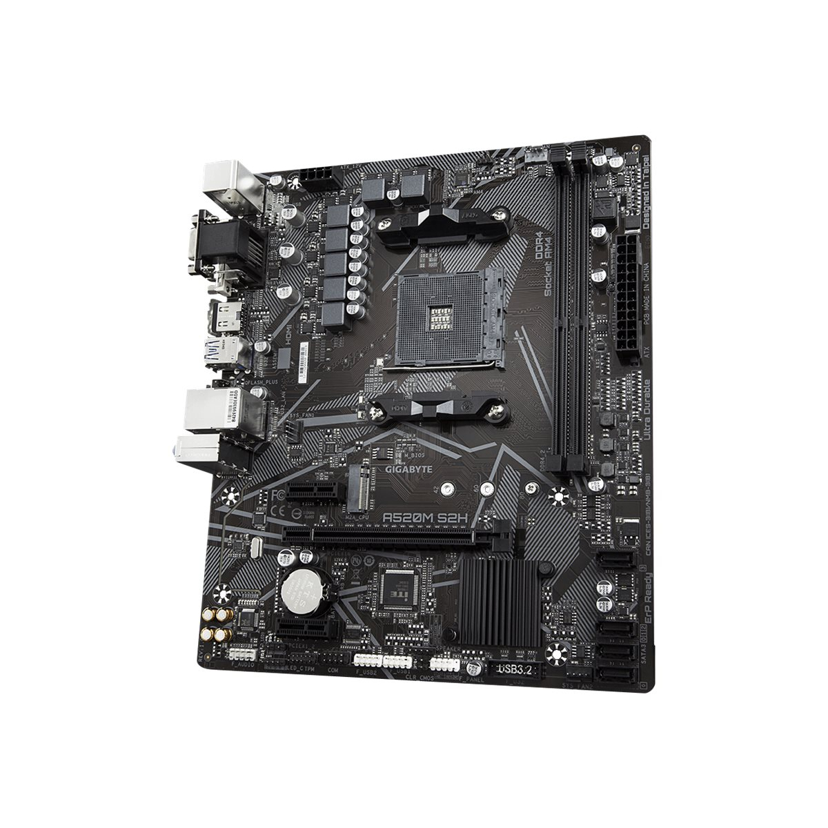 Gigabyte A520M S2H AM4 Mainboard