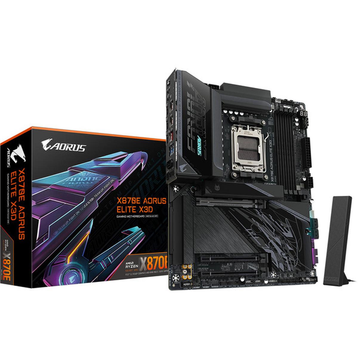 Gigabyte AORUS Elite X870E X3D Mainboard