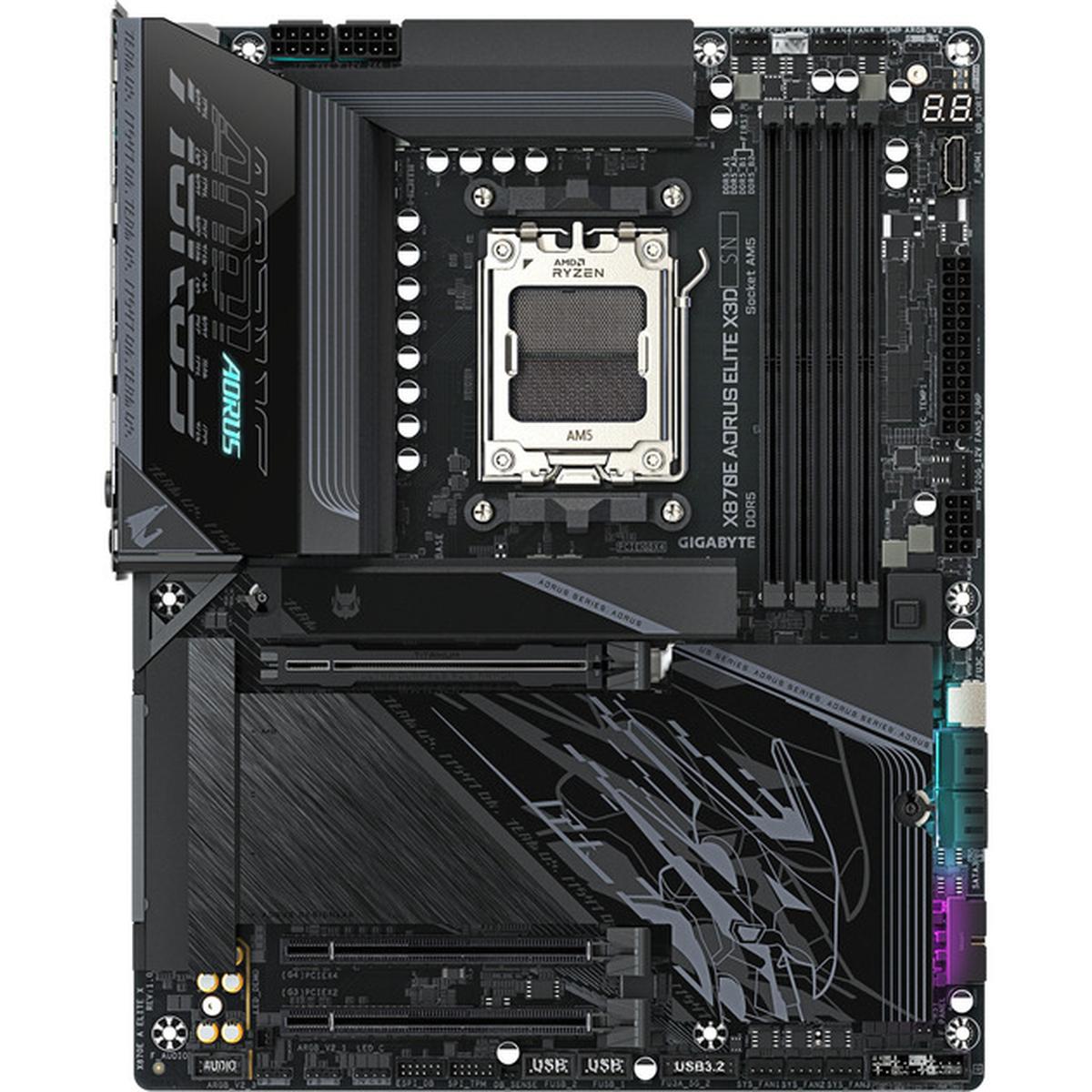 Gigabyte AORUS Elite X870E X3D Mainboard