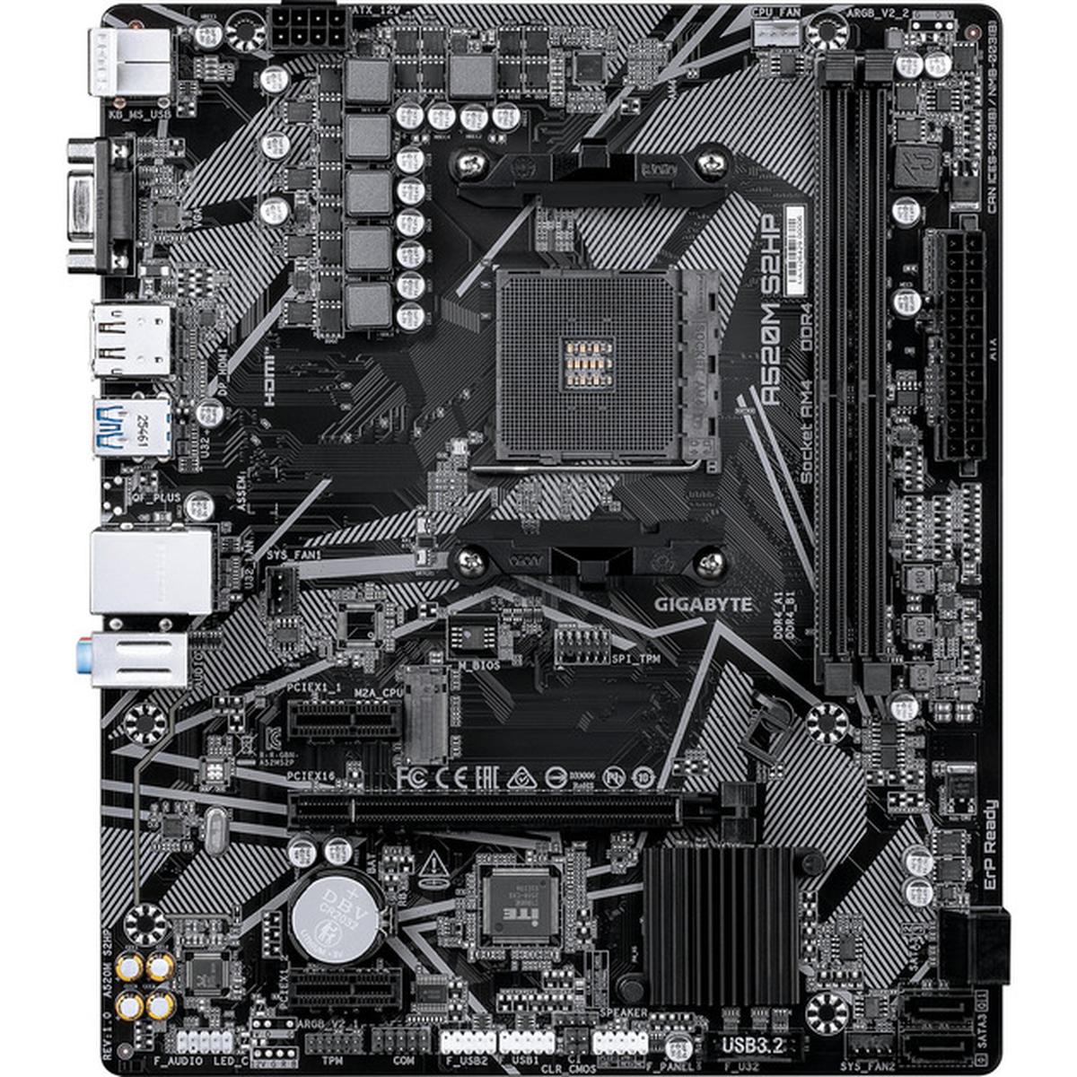 Gigabyte A520M S2HP uATX AM4 Mainboard