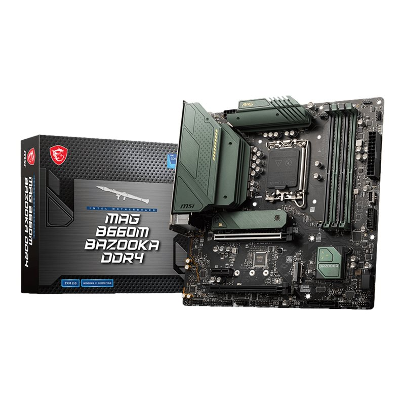MSI MAG B660M BAZOOKA DDR4 Mainboard