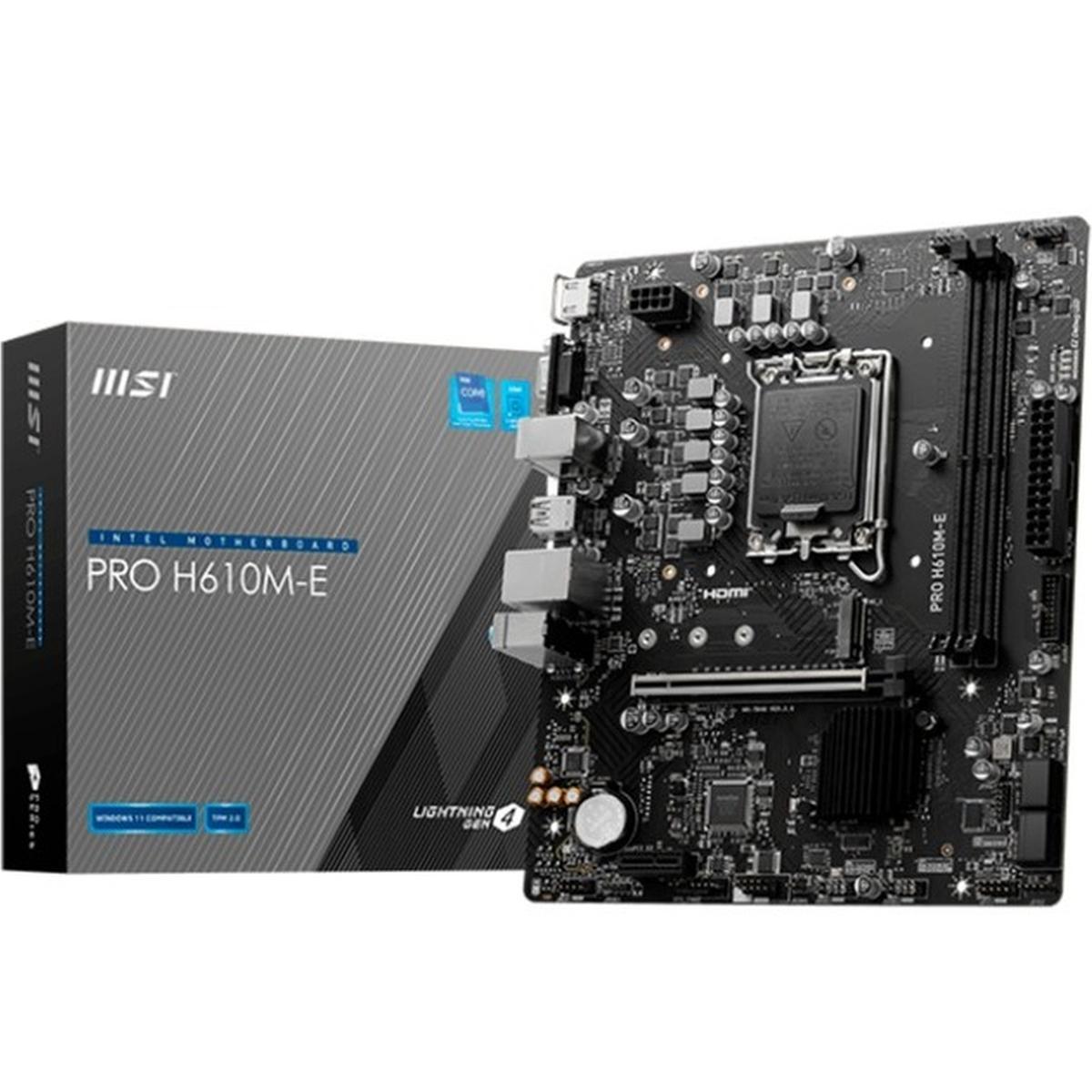 MSI PRO H610M-E Mainboard