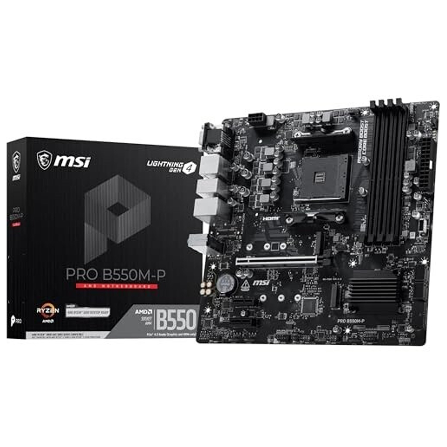 MSI B550M-P Micro-ATX Mainboard AMD AM4