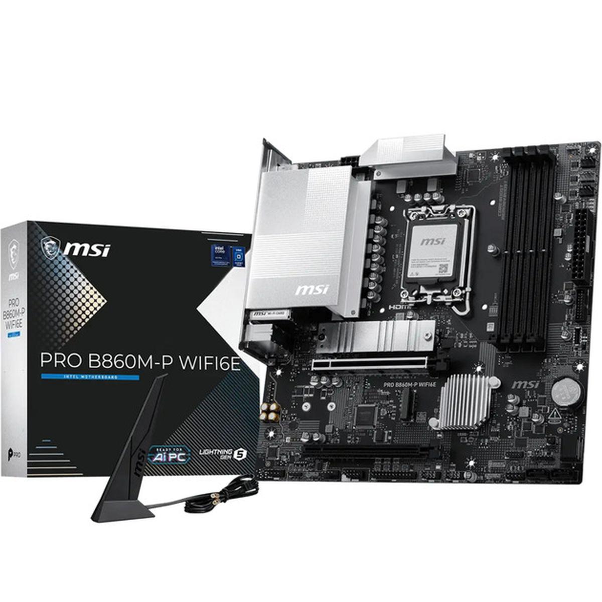 MSI PRO B860M-P WiFi6E Sockel 1851 mATX Mainboard