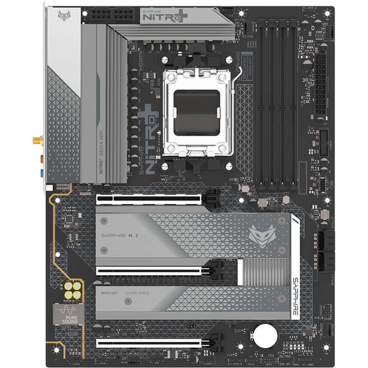 Sapphire Nitro+ B850A WIFI7 52123-03-40G AM5 ATX Mainboard
