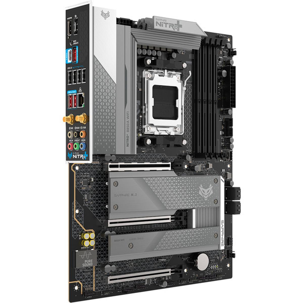 Sapphire Nitro+ B850A WIFI7 52123-03-40G AM5 ATX Mainboard