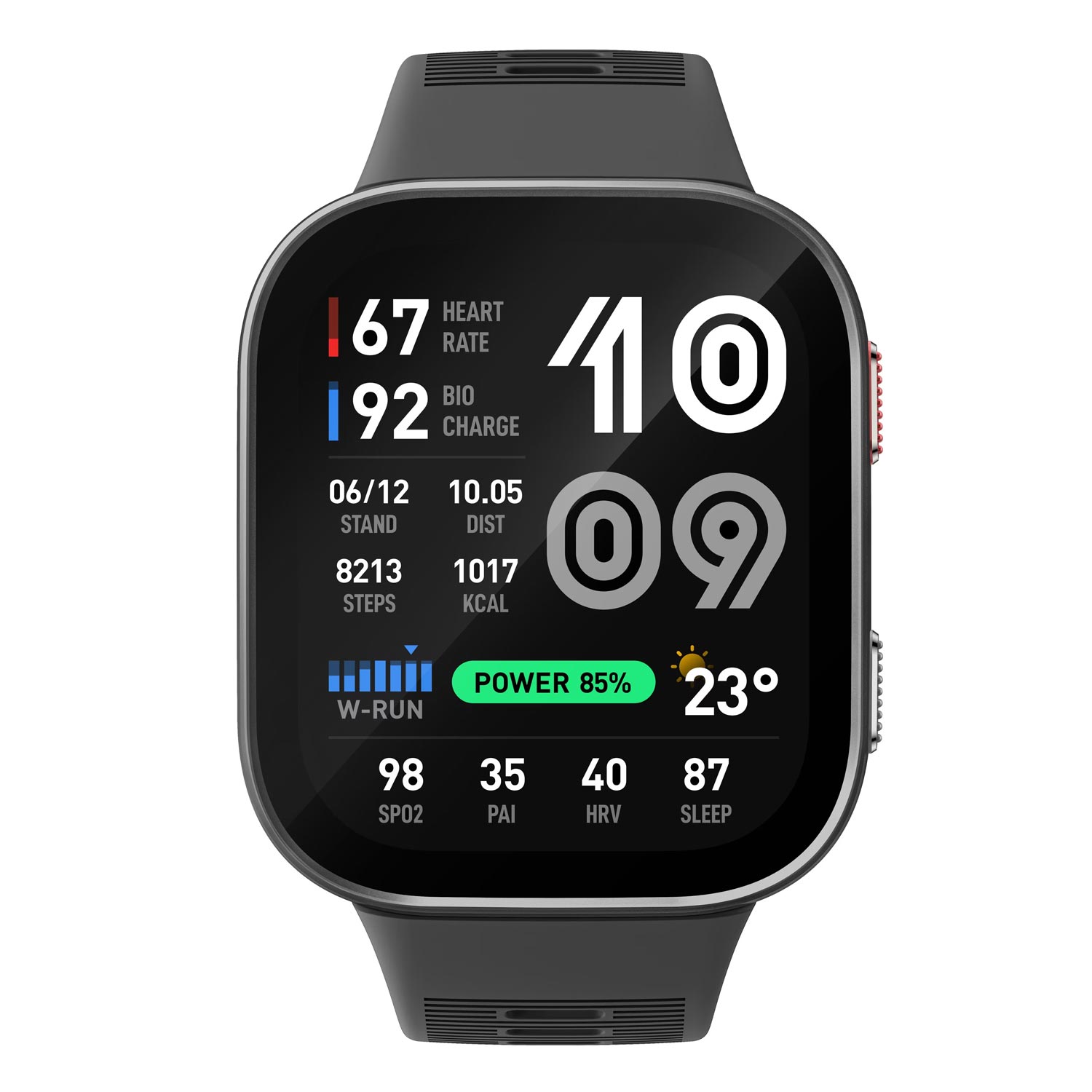 Amazfit Bip Max 50mm Smartwatch carbon gray