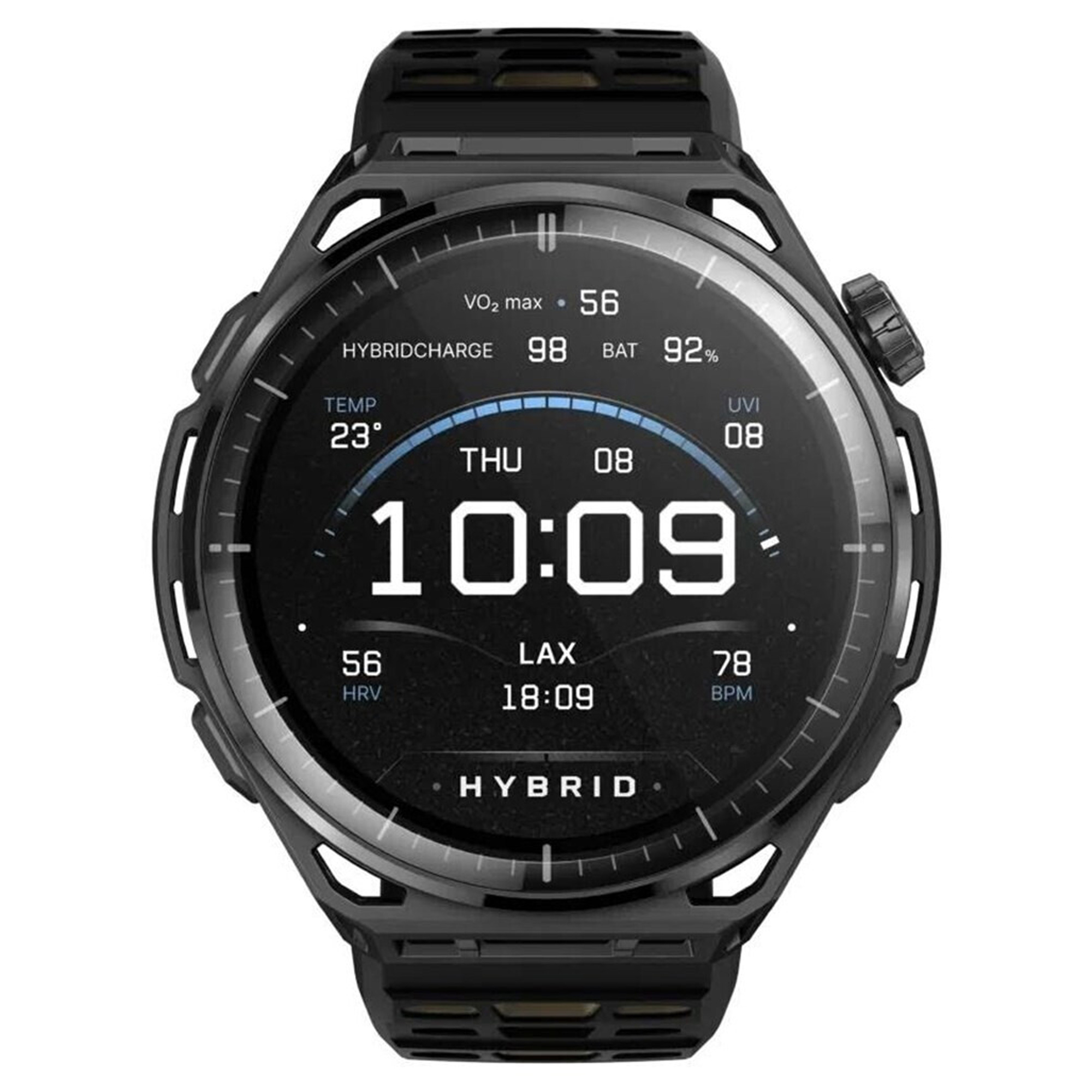 Amazfit Balance 3 48mm GPS-Smartwatch Edelstahl schwarz