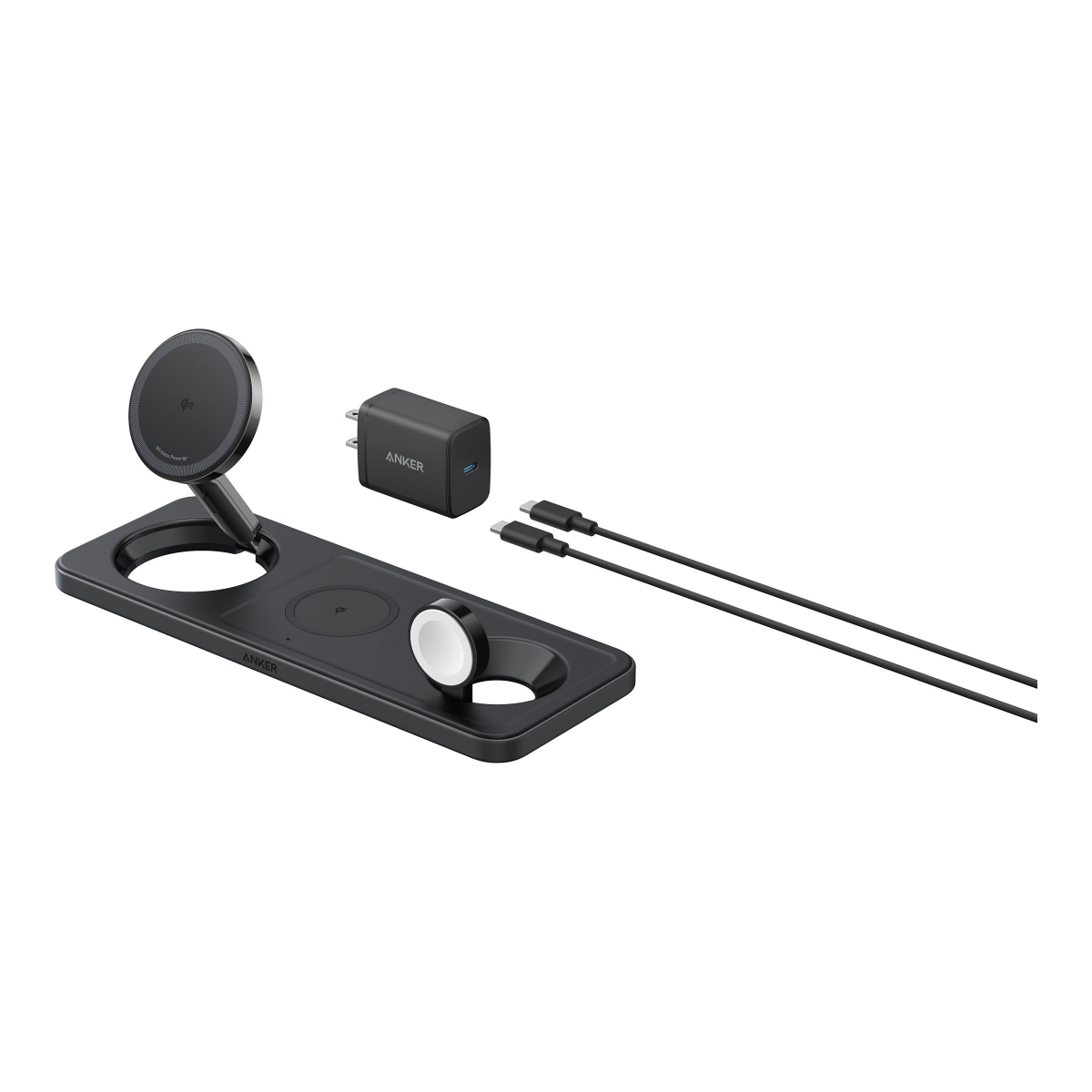 Anker MagGo 3-in-1 Ladestation schwarz