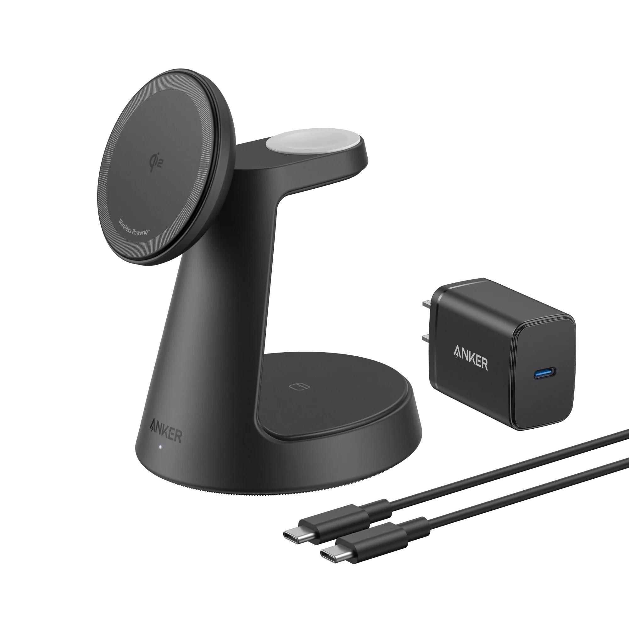 Anker MagGo 3-in-1 Qi2 15W kabelloses Ladegerät