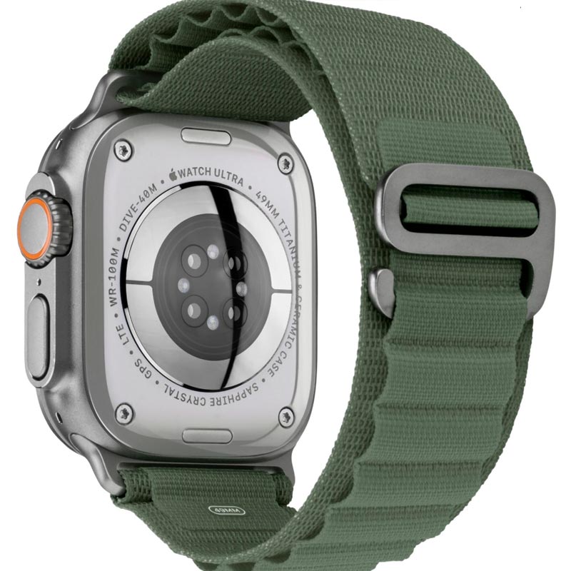 Apple Watch Ultra GPS + LTE mit Alpine Loop Grün Größe M