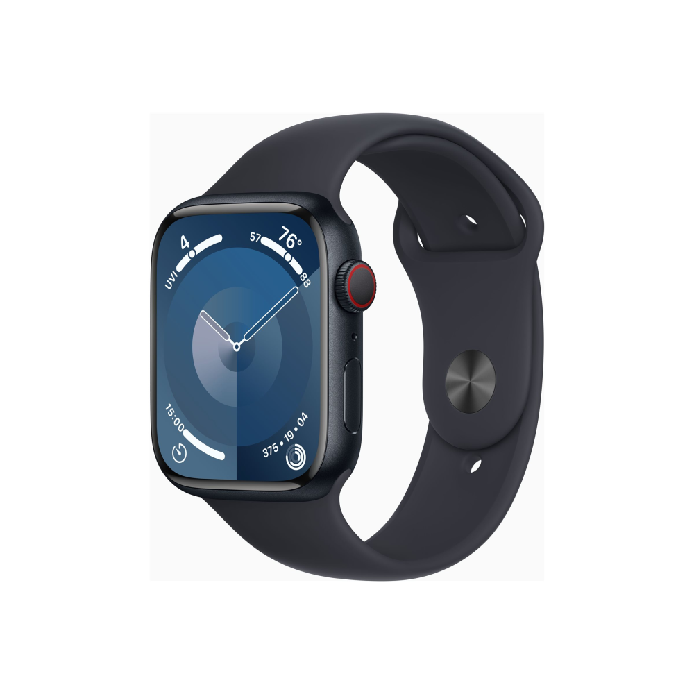 Apple Watch Series 9 Alu 45mm GPS + Cellular Mitternacht mit Sportarmband Mitternacht M/L