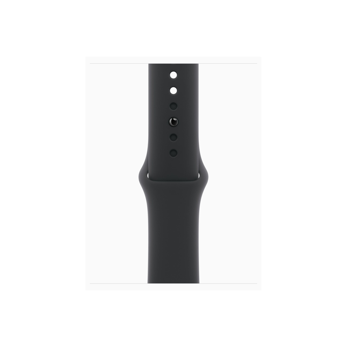 Apple Watch Series 10 4G 42mm Titan Schiefer Sportarmband Schwarz M/L