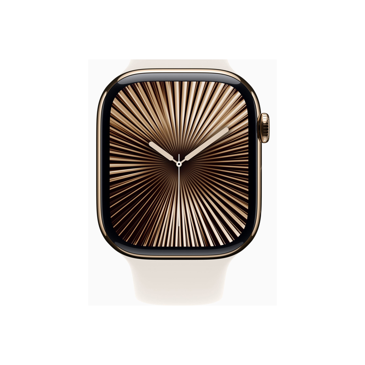 Apple Watch Series 10 4G 46mm Titan Gold Sportarmband Polarstern M/L