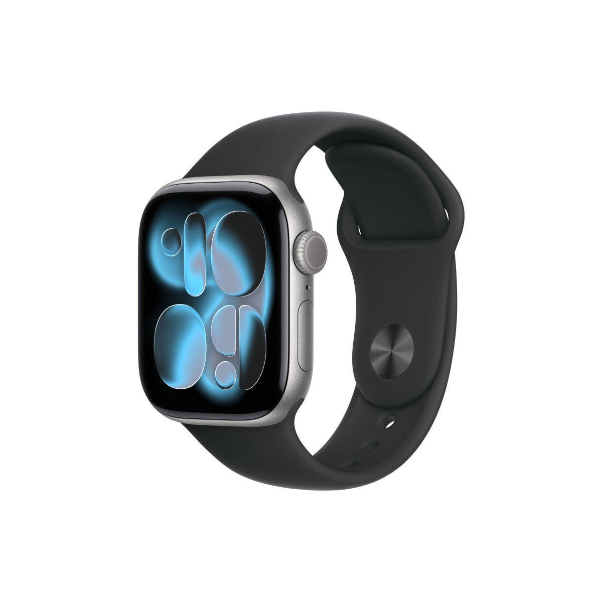 Apple Watch Series 11 42mm GPS + Cellular Smartwatch space grau/schwarz S/M