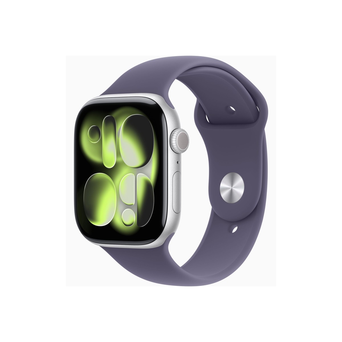 Apple Watch Series 11 46mm GPS Smartwatch silber/nebelviolett S/M