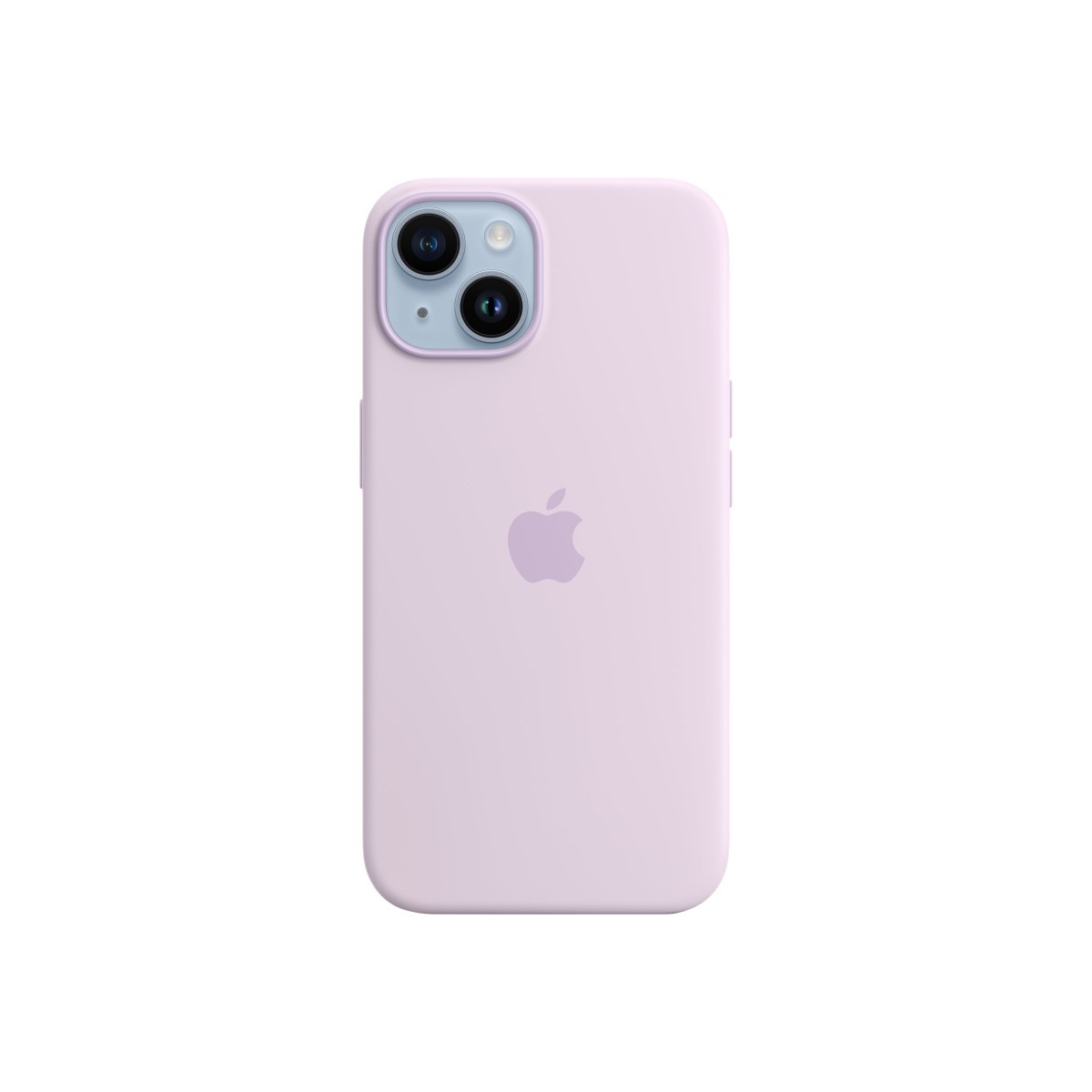 Apple Silikon Case mit MagSafe Handyhülle für Apple iPhone 14 flieder