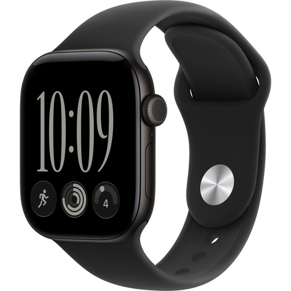 Apple Watch Series 12 GPS 42mm Aluminiumgehäuse Smartwatch schwarz