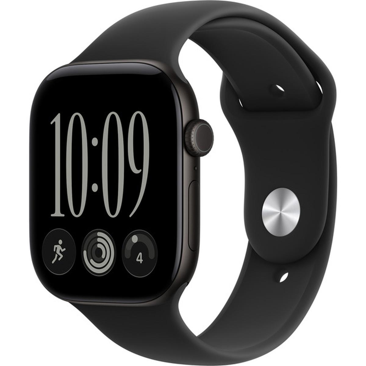 Apple Watch Series 12 GPS 46mm Aluminiumgehäuse Smartwatch schwarz