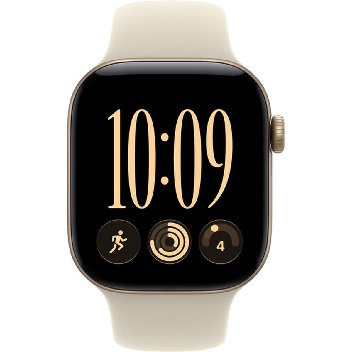 Apple Watch Series 12 GPS 42mm Aluminiumgehäuse Smartwatch lichtgold
