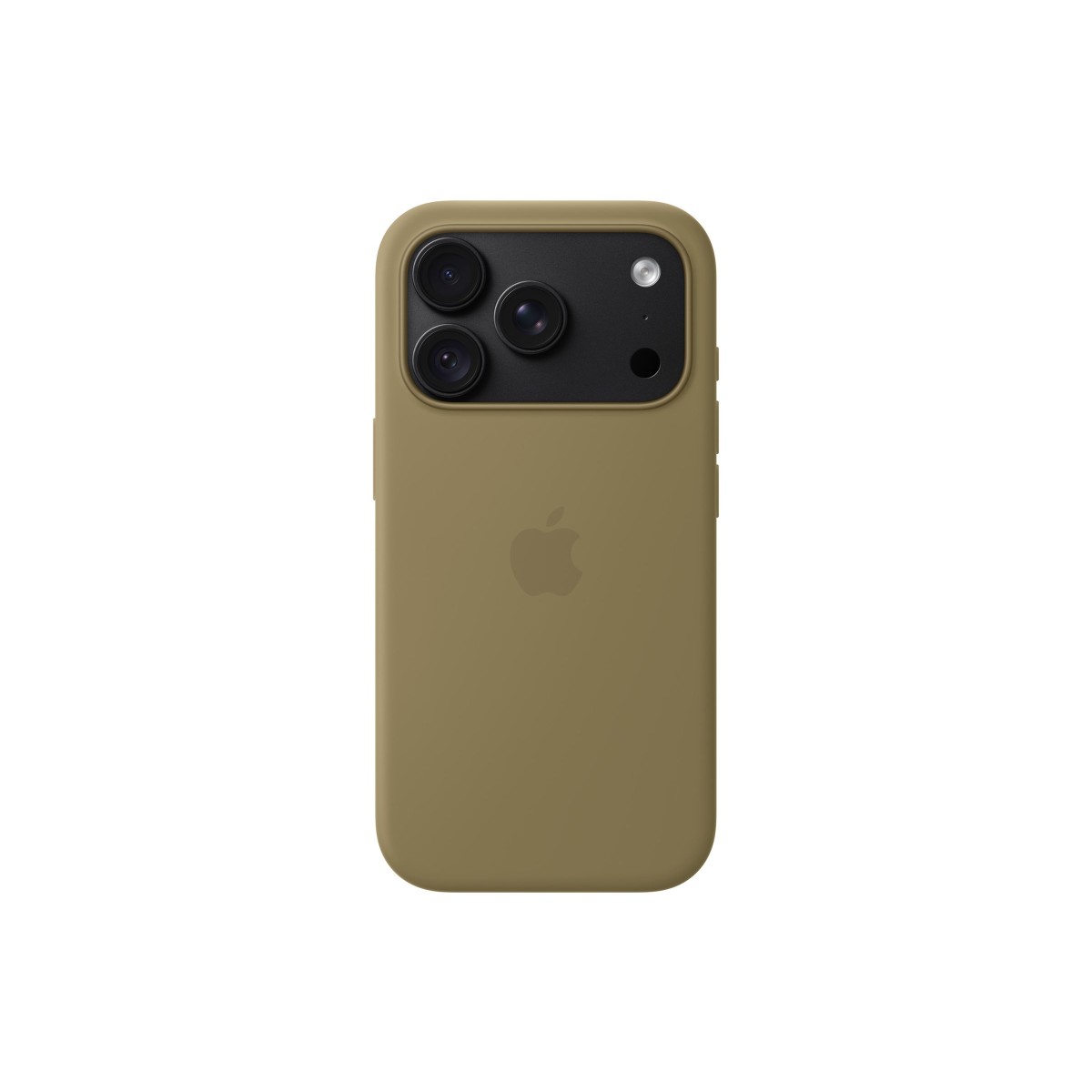 Apple Silikon Case mit MagSafe für iPhone 18 Pro olive