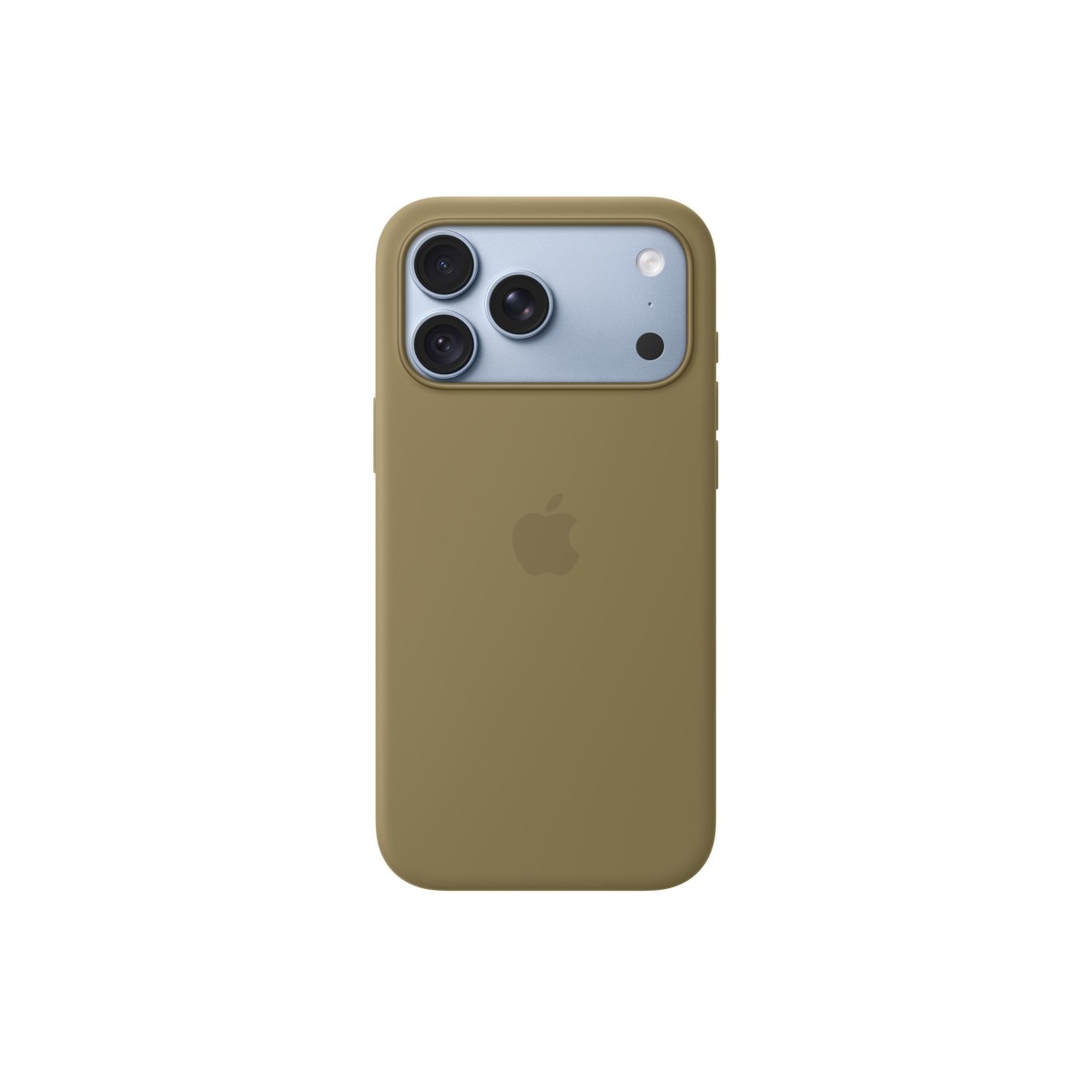 Apple Silikon Case mit MagSafe für iPhone 18 Pro Max olive