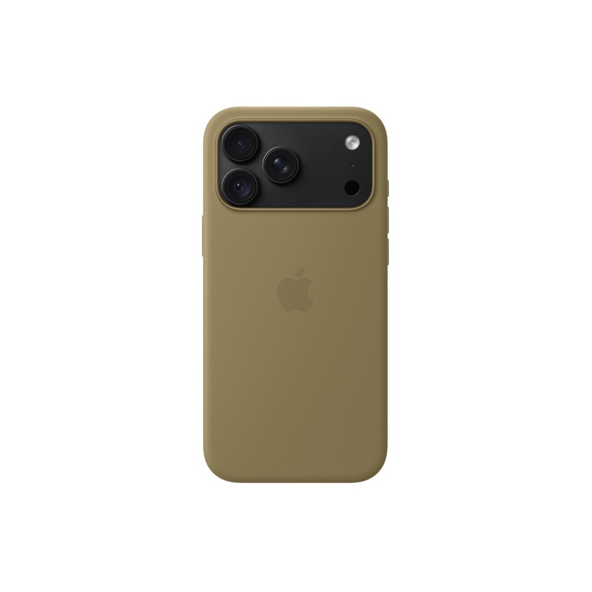 Apple Silikon Case mit MagSafe für iPhone 18 Pro Max olive