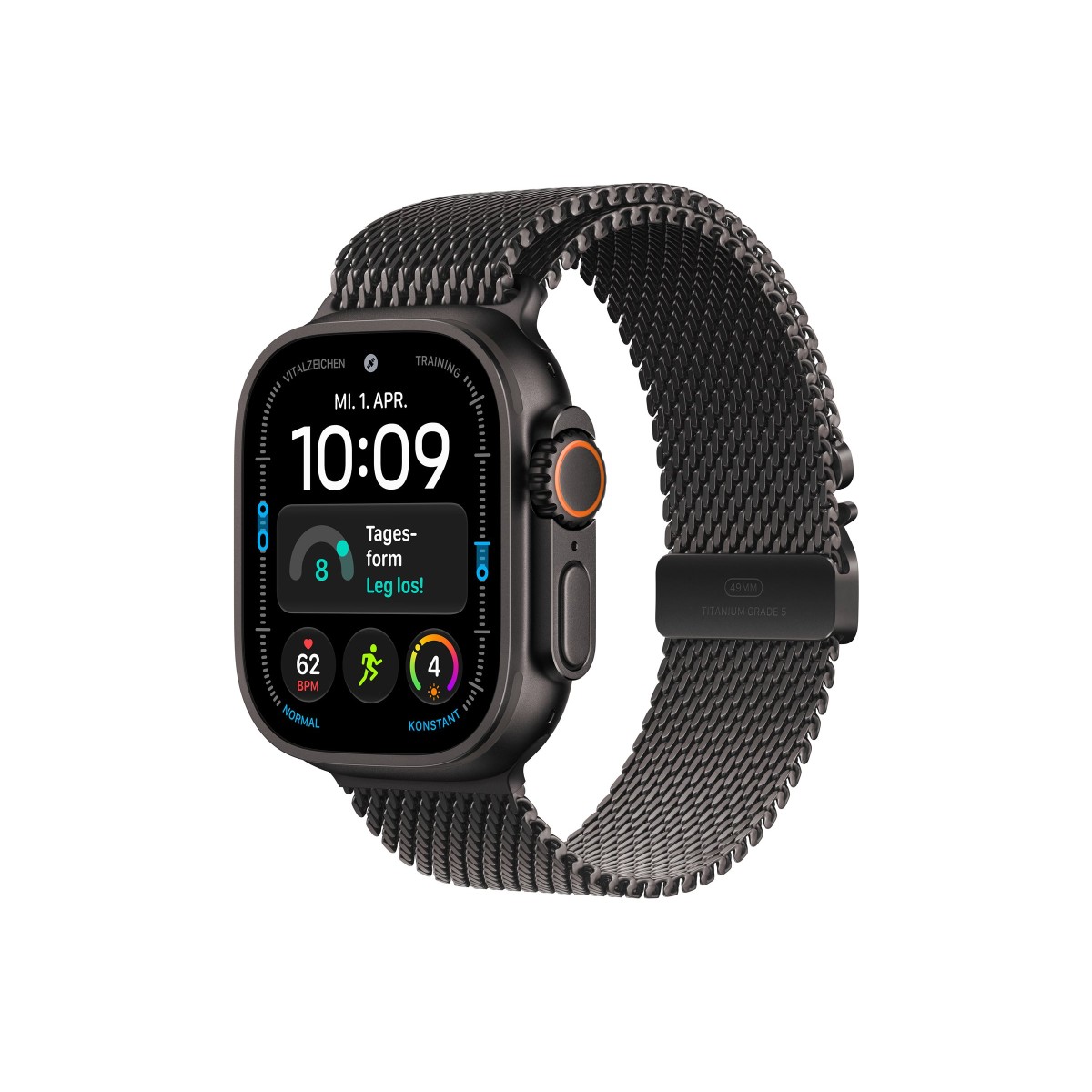 Apple Watch Ultra 4 GPS + Cellular 49mm Titan Smartwatch schwarz