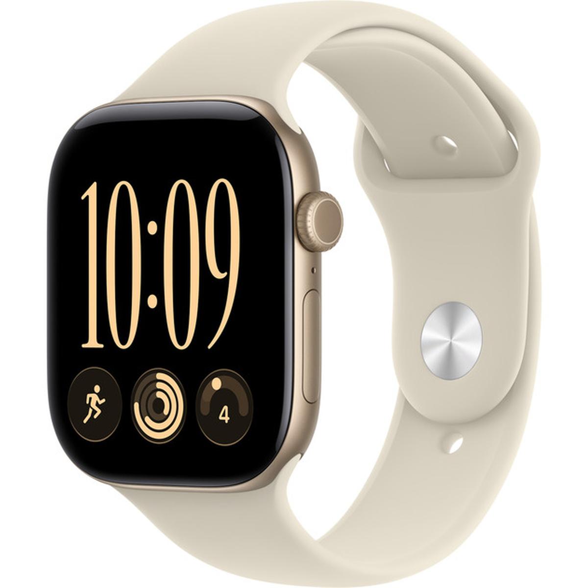 Apple Watch Series 12 GPS + Cellular 42mm Aluminium Smartwatch lichtgold