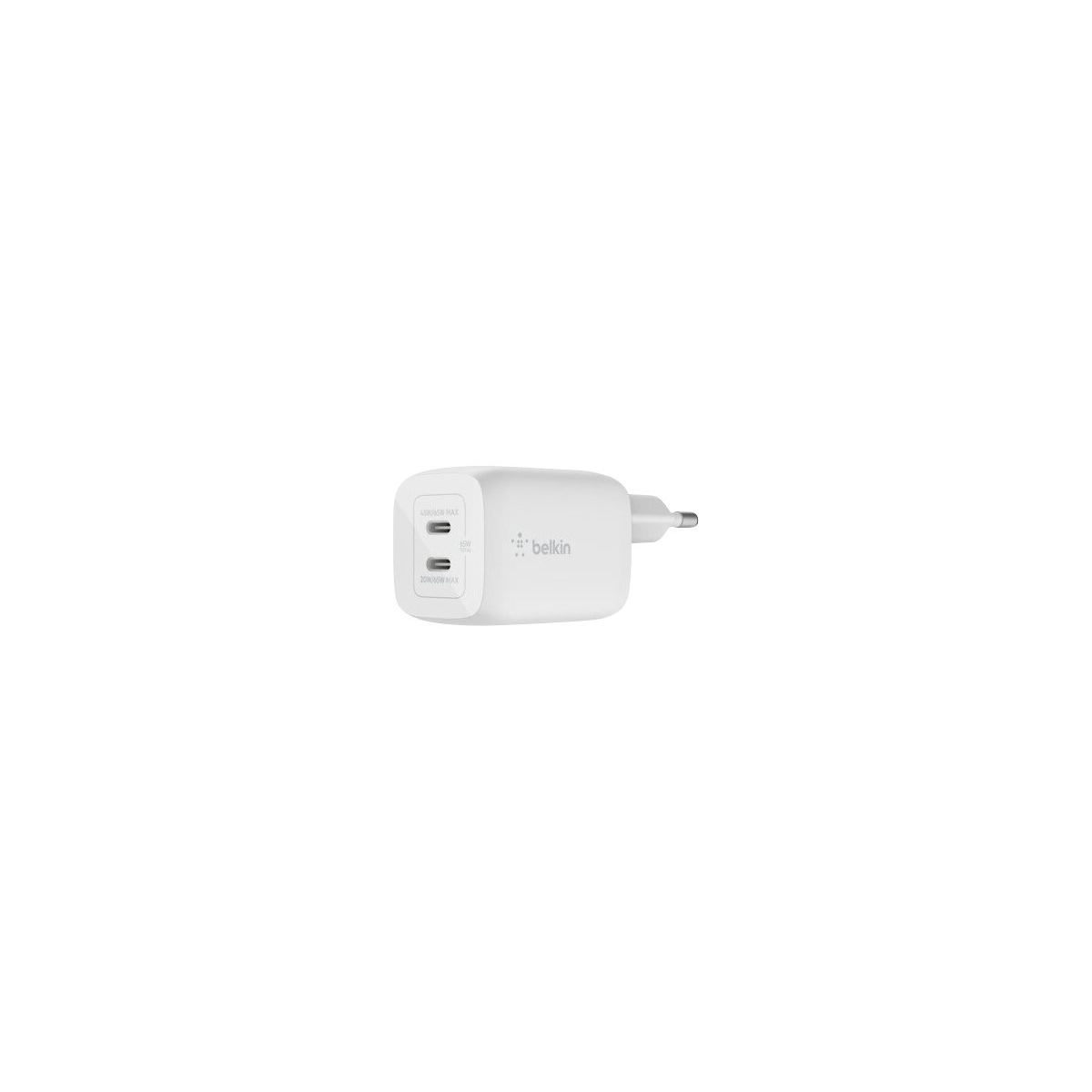 Belkin 65-W-USB-C-Ladegerät 2-Port GaN